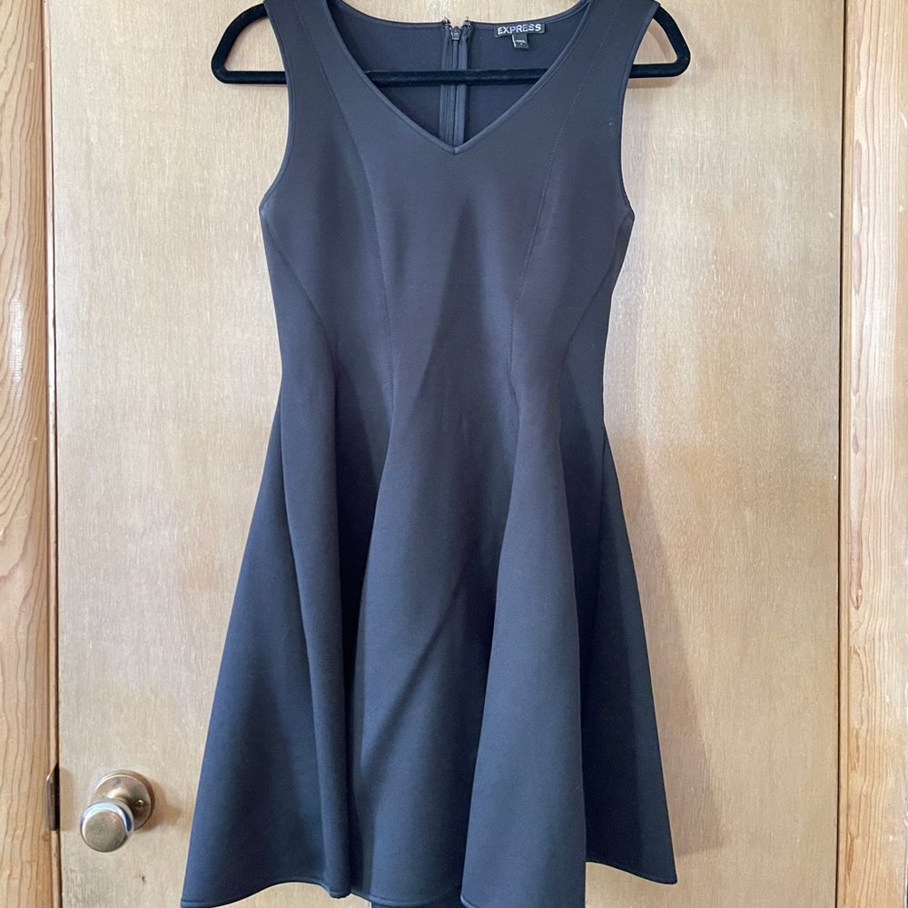 Black skater dress